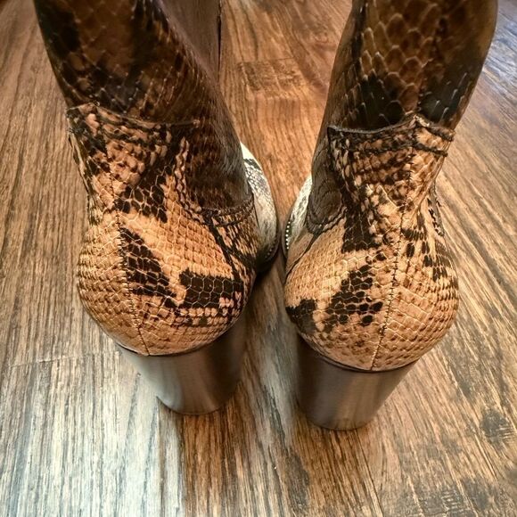 NWOB SCHUTZ Women's Haven Snake-Print
Western Booties - Picture 3 of 6